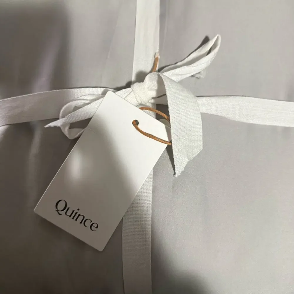 Quince Bamboo Duvet‎ Cover Light Grey Size King/Calking